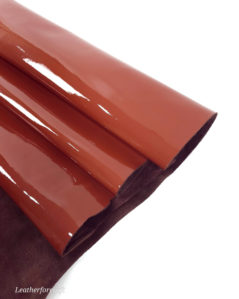 Coconut Shell Soft Premium Patent Varnished Leather