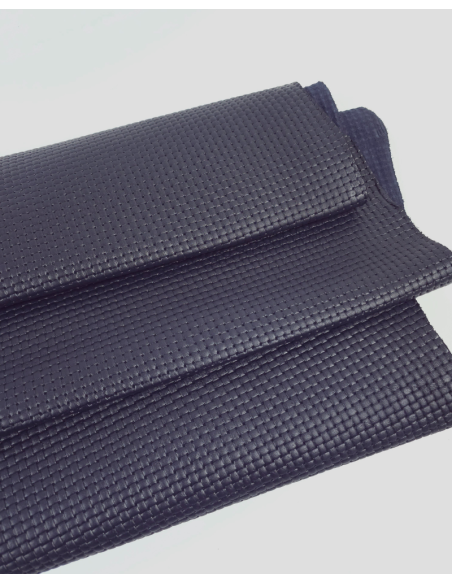 Night Sky Basket Wave Embossed Premium Texture Leather