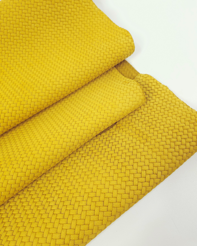 Calendula Braided Tanger Embossed Premium Texture Leather