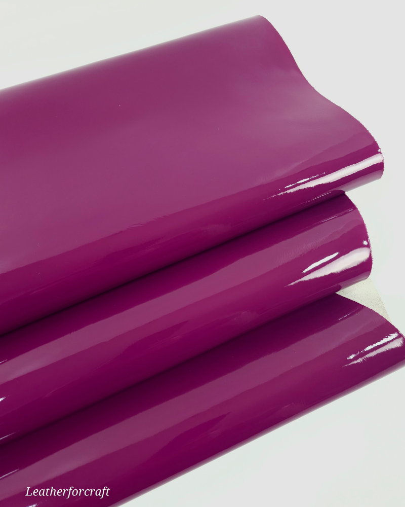 Purple Potion Soft Premium Patent Varnished Leather