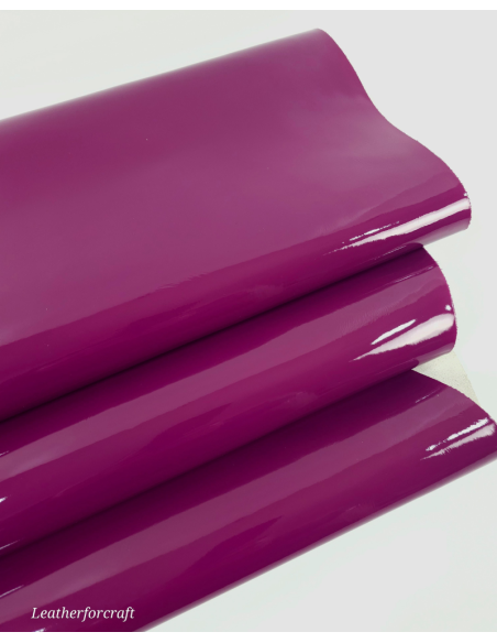 Purple Potion Soft Premium Patent Varnished Leather