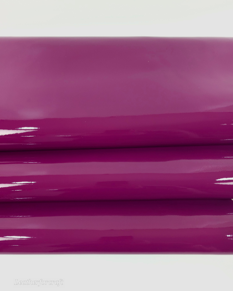 Purple Potion Soft Premium Patent Varnished Leather