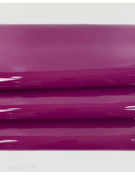 Purple Potion Soft Premium Patent Varnished Leather