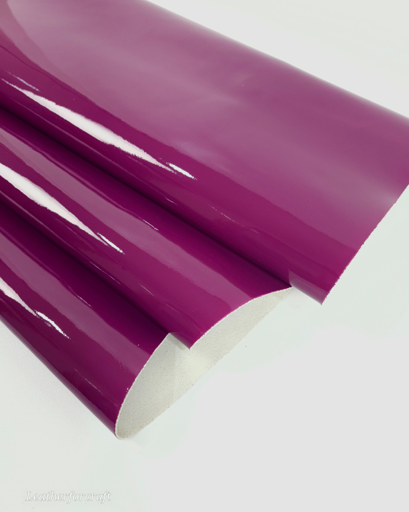Purple Potion Soft Premium Patent Varnished Leather