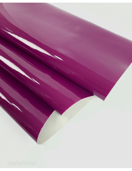 Purple Potion Soft Premium Patent Varnished Leather