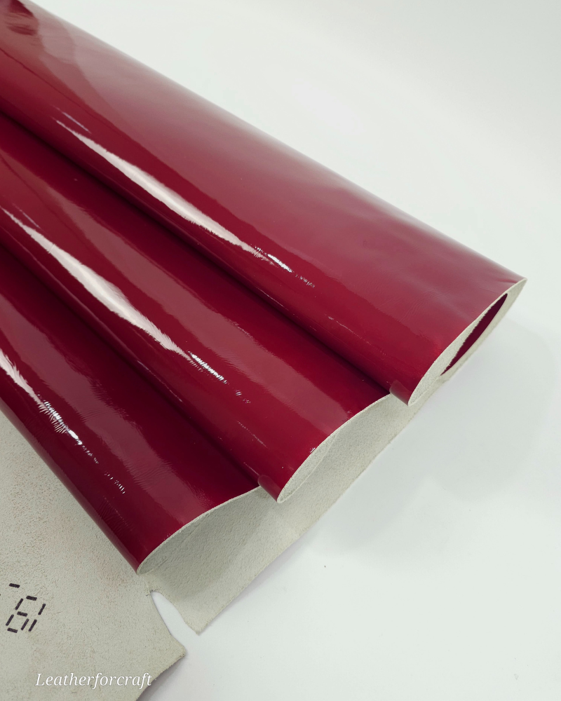 Rio Red Soft Premium Patent Varnished Leather