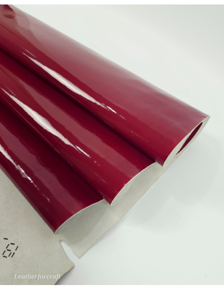 Rio Red Soft Premium Patent Varnished Leather