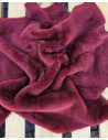 Merlot Genuine Sheepskin Fur Rug Skin Hide (Thick Hair) Leather