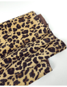 Natural Leopard Cavalino Calfskin Hair on Hide Medium Pattern Leather