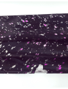 Acid Washed Pink Silver Cowhide Leather