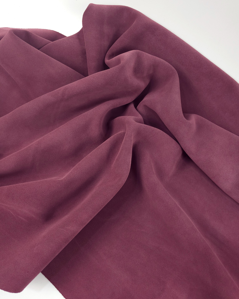 Mellow Mauve Berlin Waterproof Suede Leather