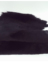 Black Genuine Sheepskin Fur Rug Skin Hide Leather