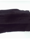 Black Genuine Sheepskin Fur Rug Skin Hide Leather