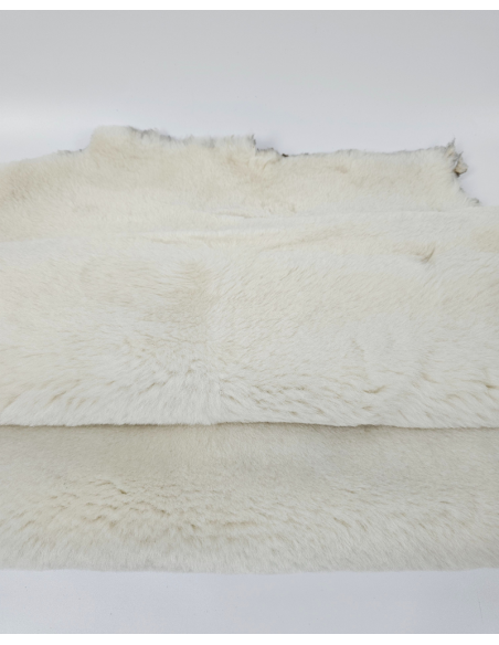 White Genuine Sheepskin Fur Rug Skin Hide Leather