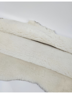 White Genuine Sheepskin Fur Rug Skin Hide Leather 2