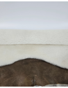 White Genuine Sheepskin Fur Rug Skin Hide Leather