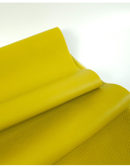 Lemon Curry Kansas Sporty Dollar Print Round Semi Shine Full Dyed Leather