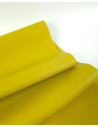 Lemon Curry Kansas Sporty Dollar Print Round Semi Shine Full Dyed Leather