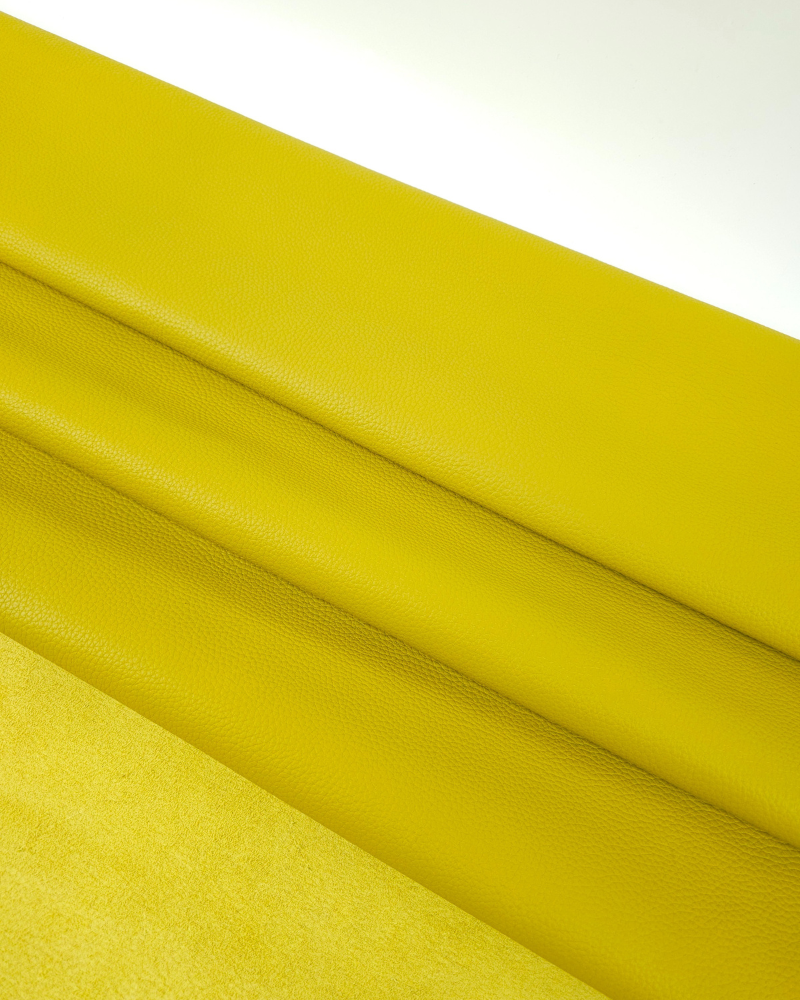 Lemon Curry Kansas Sporty Dollar Print Round Semi Shine Full Dyed Leather