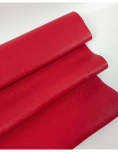 Goji Berry Kansas Sporty Dollar Print Round Semi Shine Full Dyed Leather