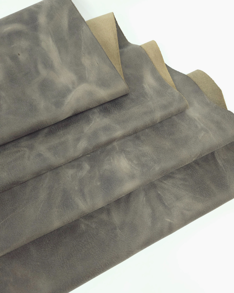 Moon Rock Buffalo Full Grain Pull Up Leather