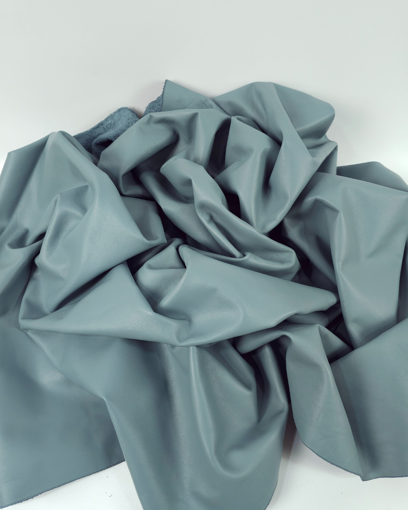 Stone Blue Premium Soft Pure Lining Leather