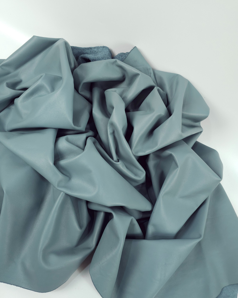 Stone Blue Premium Soft Pure Lining Leather