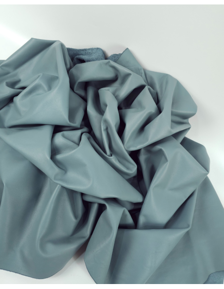 Stone Blue Premium Soft Pure Lining Leather