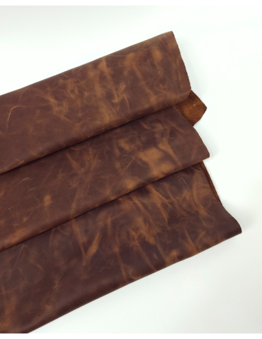 Caramel Cafe Crazy Horse Vintage Pull Up Rustic Leather