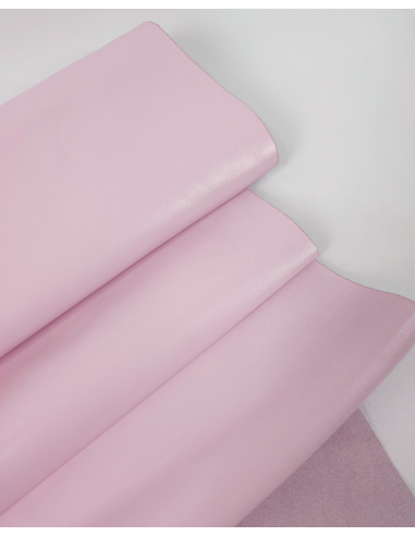 Primrose Pink Portovenere Liquid Shine Smooth Elegant Full Grain Premium Soft Nappa Leather