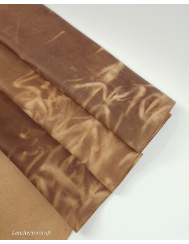 Mocha Mousse Crazy Horse Vintage Pull Up Rustic Leather