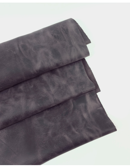Shale Crazy Horse Vintage Pull Up Rustic Leather