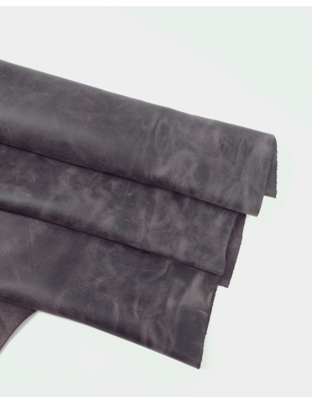 Shale Crazy Horse Vintage Pull Up Rustic Leather