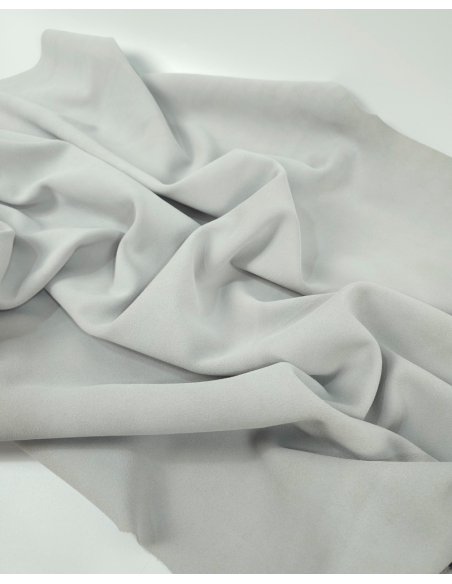 Vaporous Gray Berlin Lux Soft Suede Leather