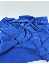 Lapis Blue Arenal Soft Vitello Suede Leather