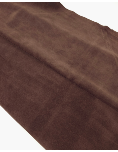 Shaved Chocolate Arenal Soft Vitello Suede Leather 2