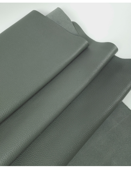 Agave Green Dominica Waterproof Pebble Dollar Print Round Body Full Grain Natural Full Dyed Thick Leather
