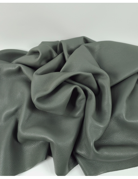 Agave Green Dominica Waterproof Pebble Dollar Print Round Body Full Grain Natural Full Dyed Thick Leather