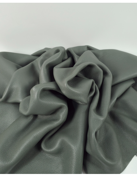 Agave Green Dominica Waterproof Pebble Dollar Print Round Body Full Grain Natural Full Dyed Thick Leather