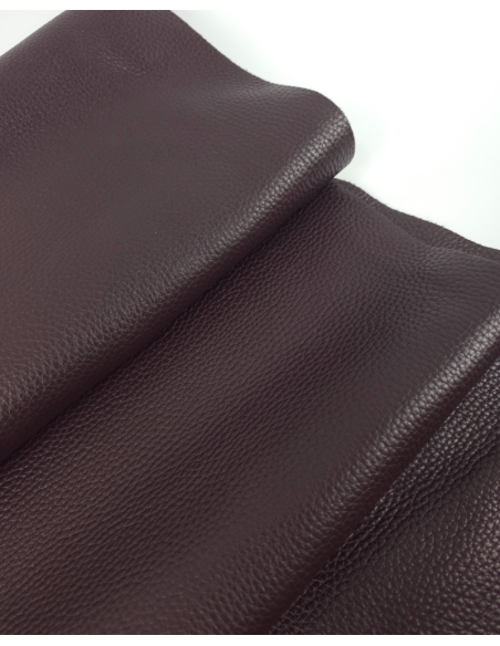 Seal Brown Dominica Waterproof Pebble Dollar Print Round Body Full Grain Natural Full Dyed Thick Leather