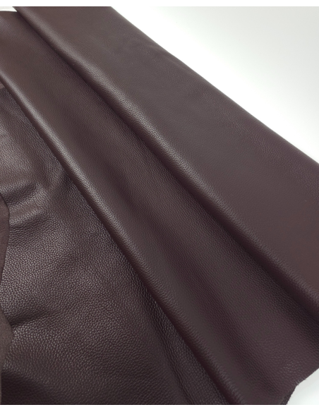 Seal Brown Dominica Waterproof Pebble Dollar Print Round Body Full Grain Natural Full Dyed Thick Leather
