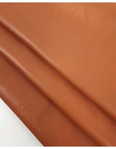 Amber Brown Bali Sporty Dollar Print Round Natural Full Dyed Leather