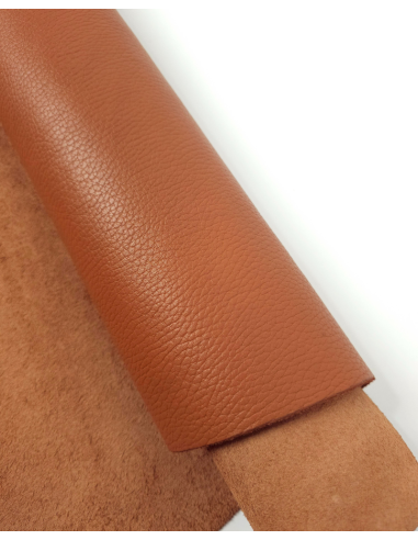 Amber Brown Bali Sporty Dollar Print Round Natural Full Dyed Leather