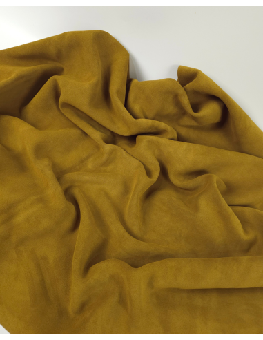 Ecru Olive Berlin Waterproof Suede Leather