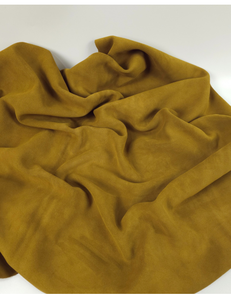 Ecru Olive Berlin Waterproof Suede Leather