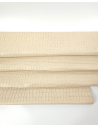 Beige Semi Shine Crocodile Alligator Leather Embossed Texture Amazing Relief LFC CROCK1