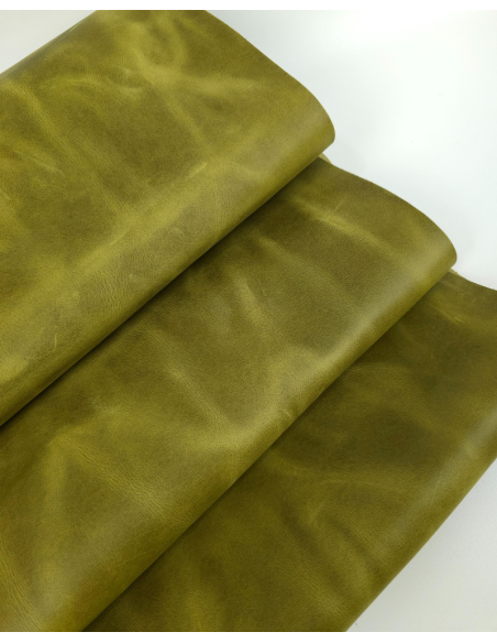 Avocado Oil Pull Up Soft Vintage Waterproof Leather