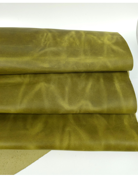 Avocado Oil Pull Up Soft Vintage Waterproof Leather