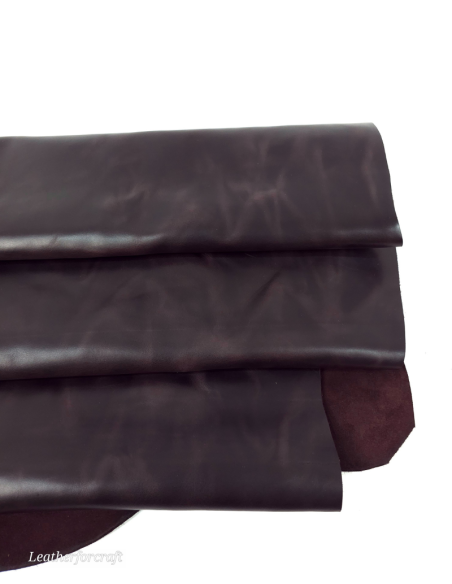 Black Coffee Ciclone Hot Pull Up Semi Shine Leather