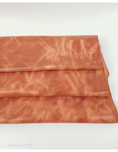 Coral Gold Ciclone Hot Pull Up Semi Shine Leather